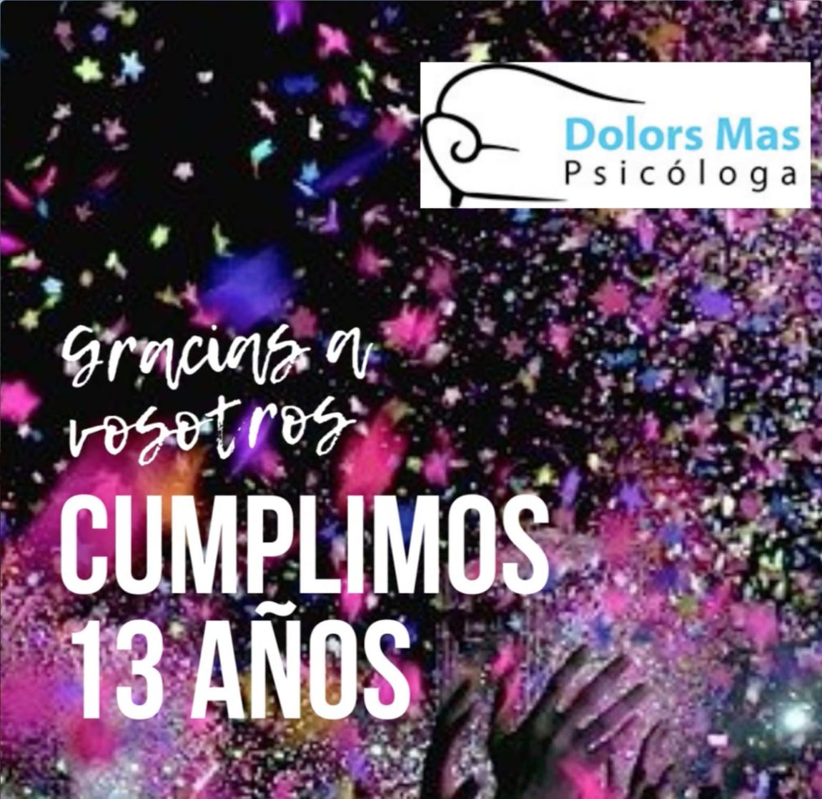 Muchas gracias a todos por estos trece años, ¡seguimos!